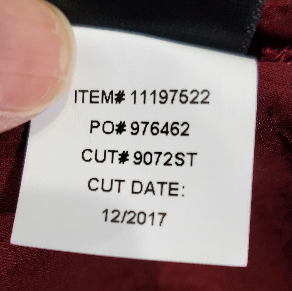Torrid Burgundy Striped Surplice Babydoll Blouse Short Sleeve ~ New With Tags - Picture 12 of 12